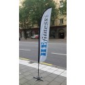 Beachflagga 4,4 m
