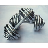 byggbara kromade hantlar från HE fitness
