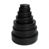 Fria vikter gummerade 25 mm 108.5 kg