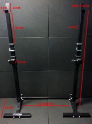 HE fitness skivstångsställning