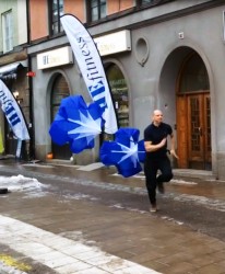 Fallskärm sprint -blå