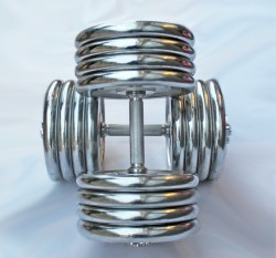 Kromhantel 2x42 kg