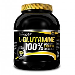BioTech 100% L-GLUTAMINE, 500 grams