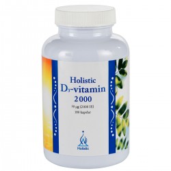 Holistic D3-vitamin 2 000 IE, 180 kapslar (familjepack)