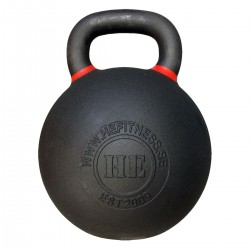 Kettlebell i järn (mattsvart och färgkodad) 80 kg