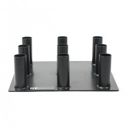 HE fitness Skivstångsställning för 9 skivstänger