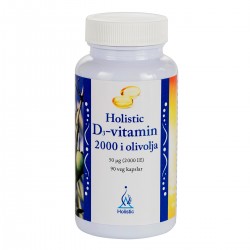 Holistic D3-vitamin 2000 i olivolja
