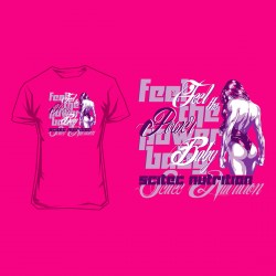 Scitec Nutrition FEEL THE POWER BABY PINK T-Shirt