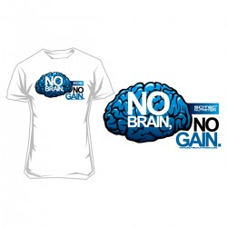 Scitec Nutrition NO BRAIN NO GAIN T-Shirt