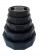 50 mm gummerade vikter med grepp (107,5 kg)