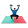 HE fitness fasta gummerade hantlar
